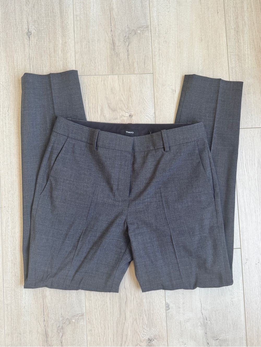 Theory Gray Dress Pants - Slim Fit